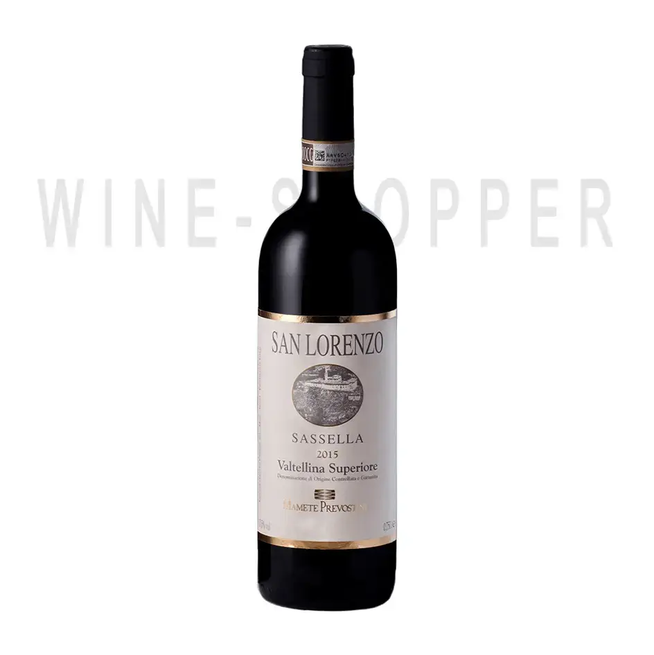Вино Mamete Prevostini, San Lorenzo, Valtellina Superiore Sassella DOCG 2015 0.75 л
