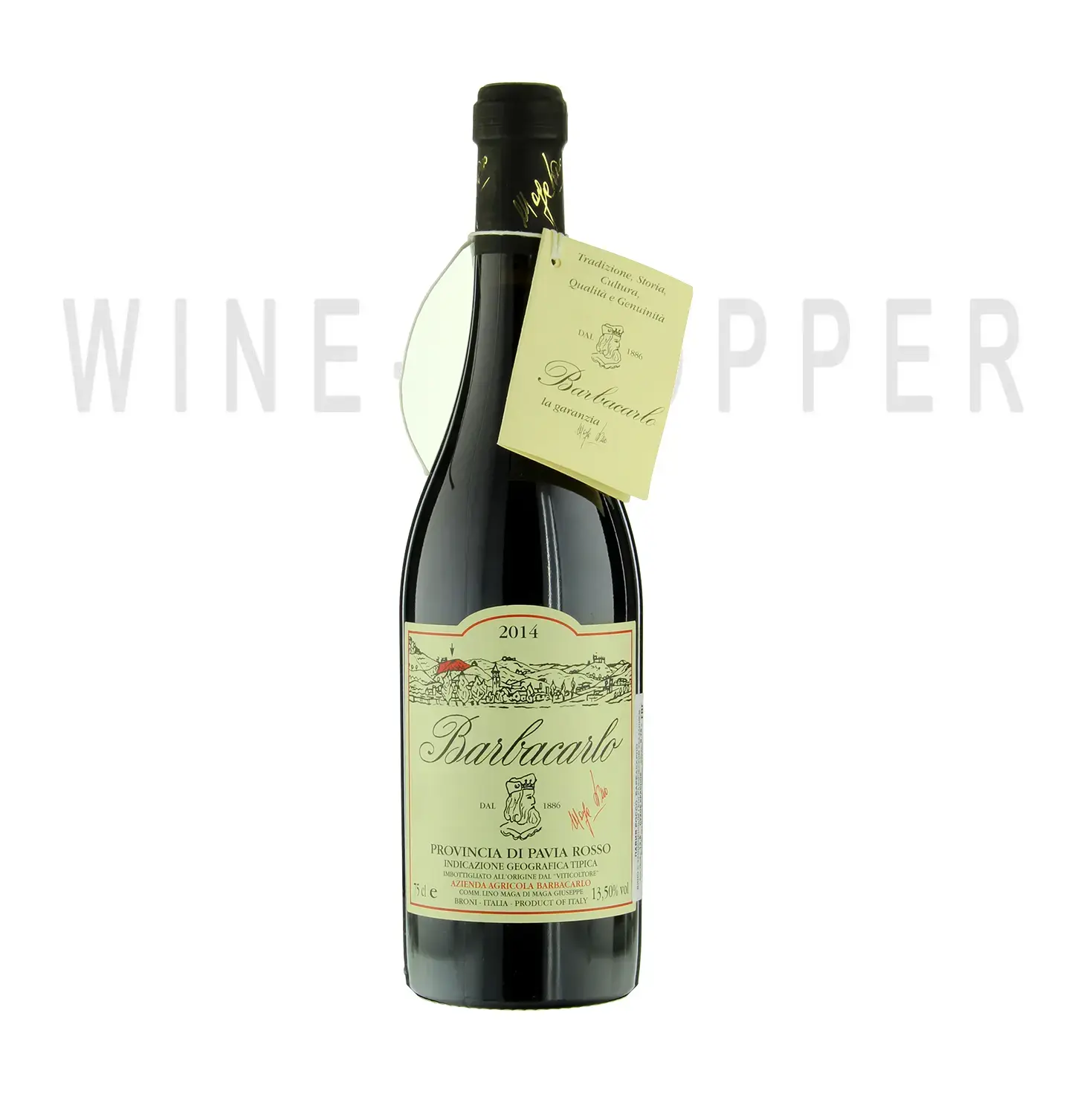 Вино Lino Maga Barbacarlo Pavia IGT 2009 0.75 л