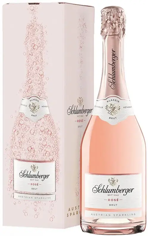 Игристое вино Schlumberger Rose Brut Klassik, gift box, 0.75 л