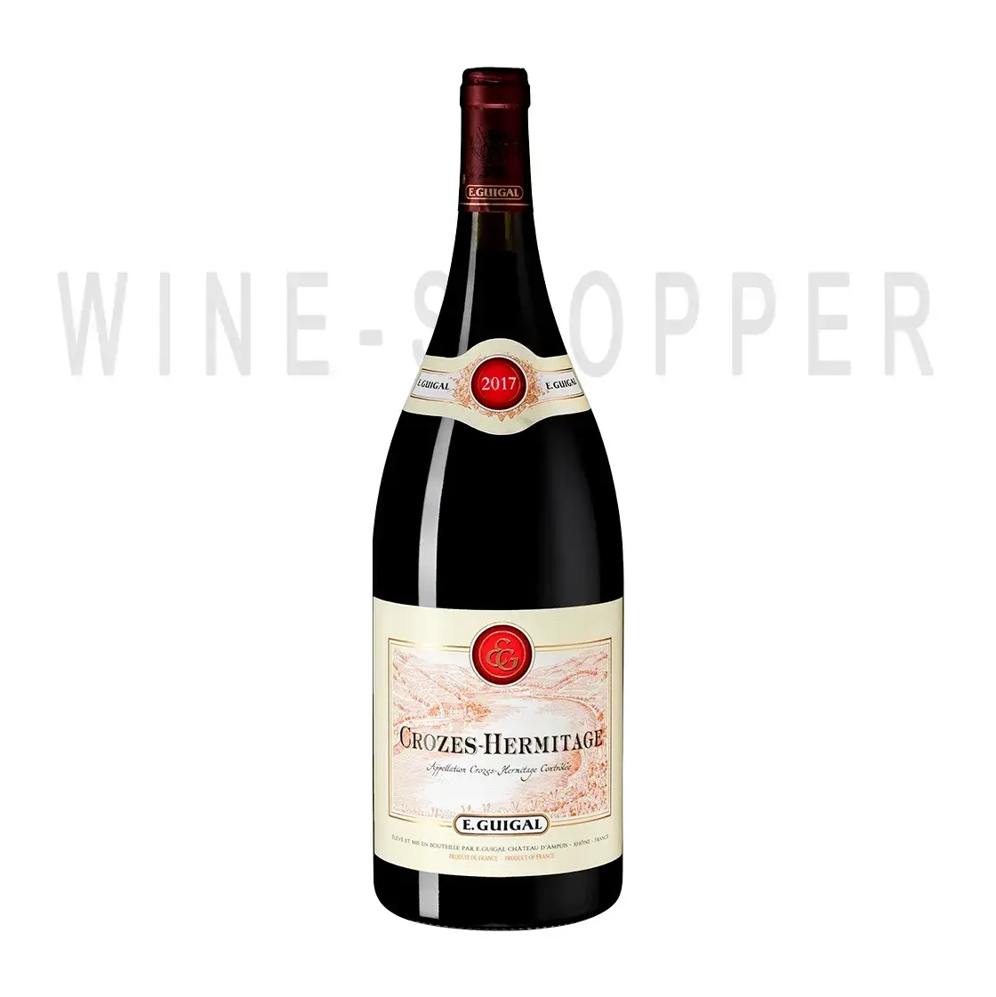 Вино E. Guigal, Crozes-Hermitage Rouge 2017 1.5 л