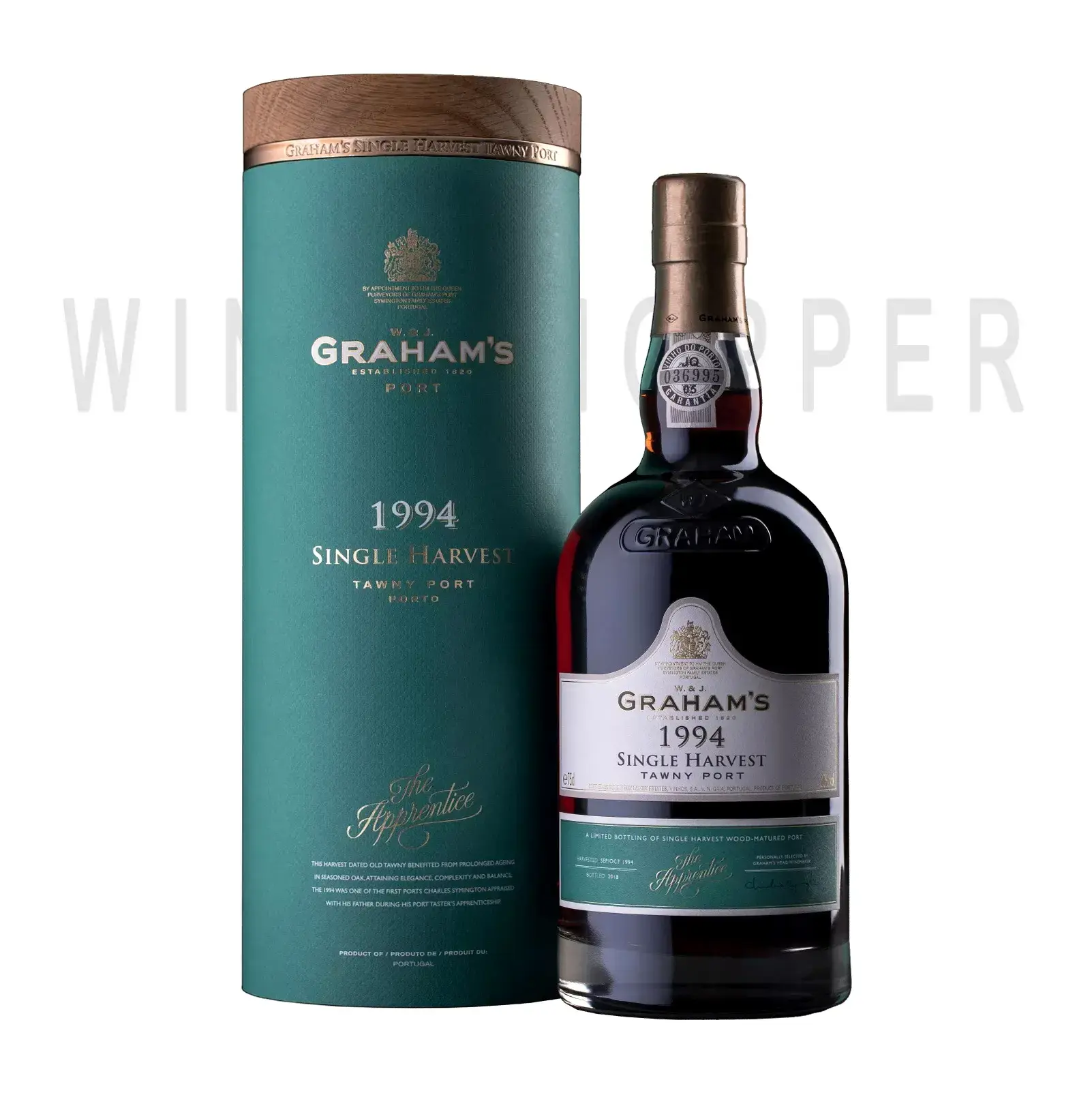 Портвейн Graham's, Single Harvest Tawny Port, 1994, gift tube 4.5 л