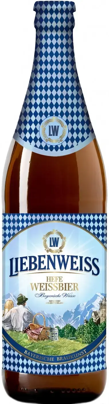 Пиво Liebenweiss Hefe-Weissbier, 0.5 л