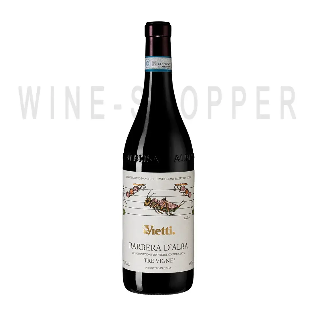 Вино Vietti, Barbera d'Alba Tre Vigne DOC 2018 0.75 л