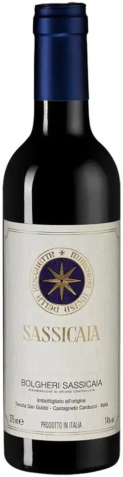 Вино Sassicaia, 2017, 0.375 л