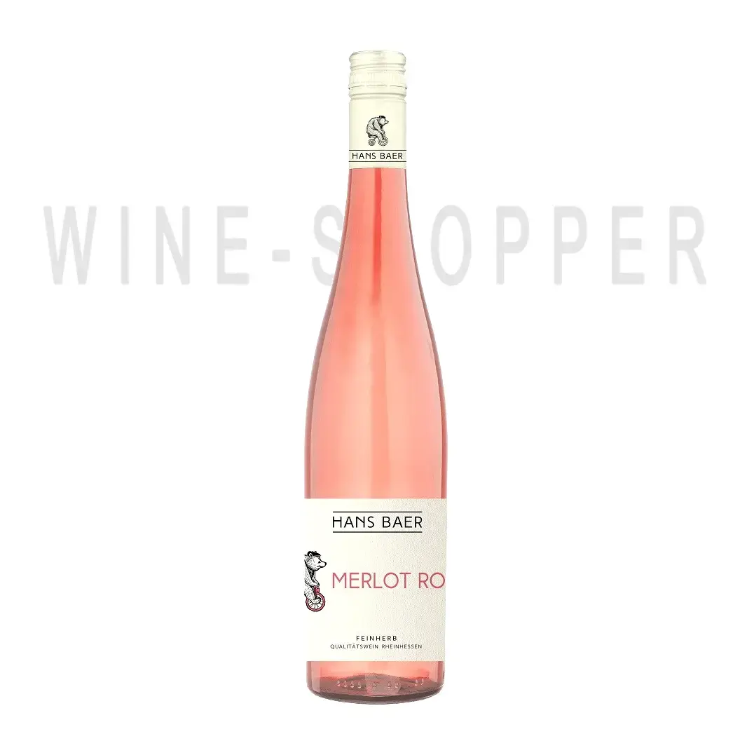 Вино Hans Baer, Merlot Rose 2019 0.75 л
