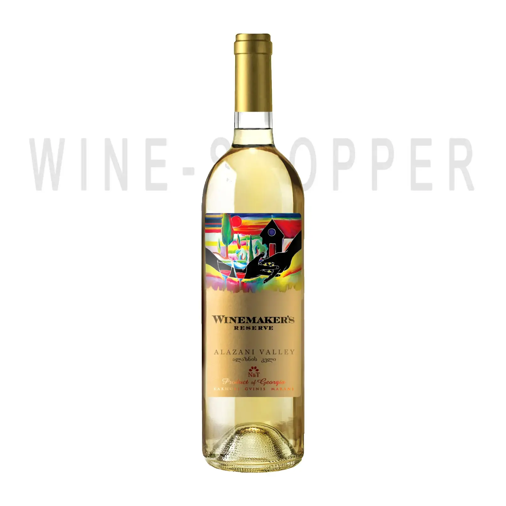 Вино Kakhuri Gvinis Marani, Winemaker's Reserve Alazani Valley White 0.75 л