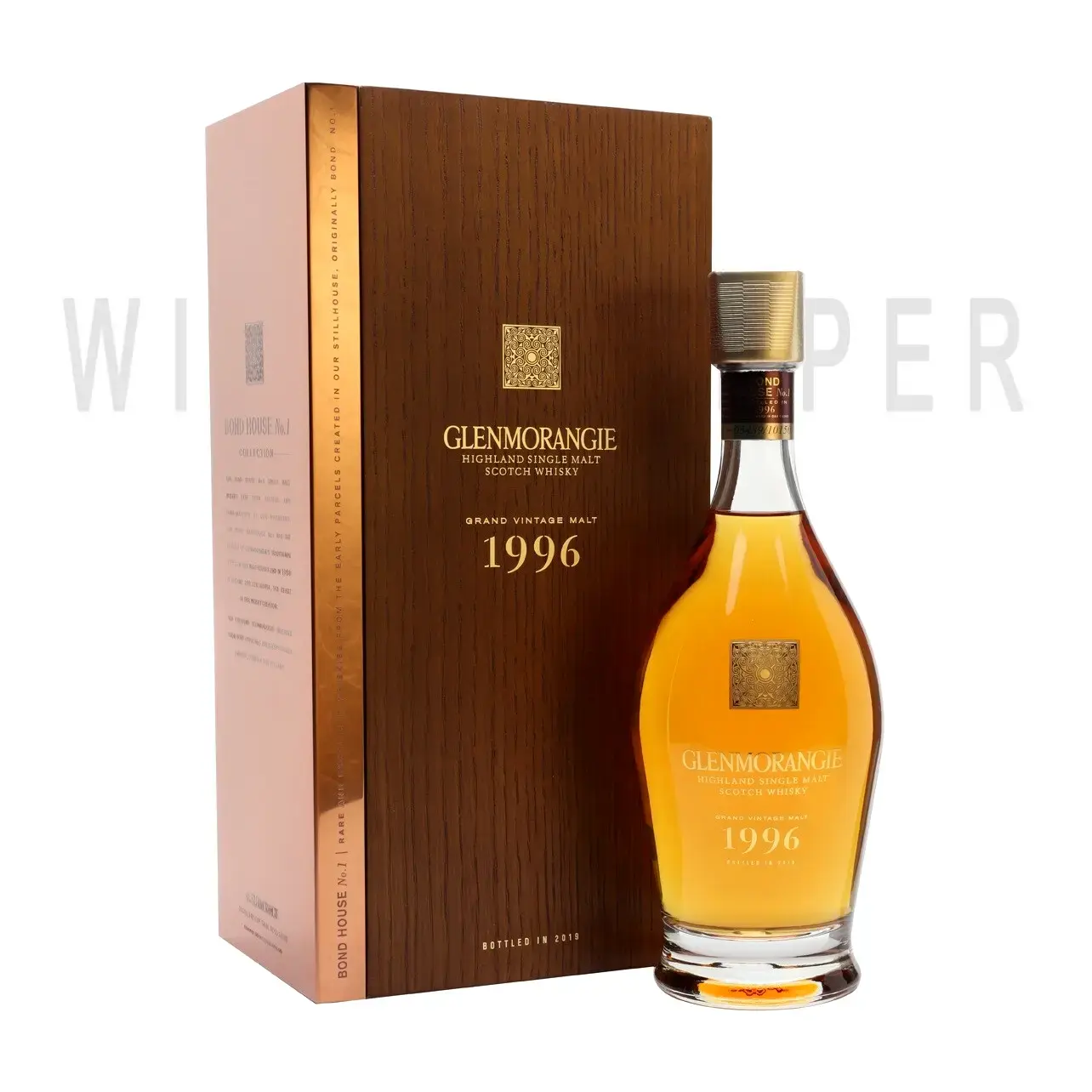 Виски Glenmorangie Grand Vintage Malt wooden box 1996 0.7 л
