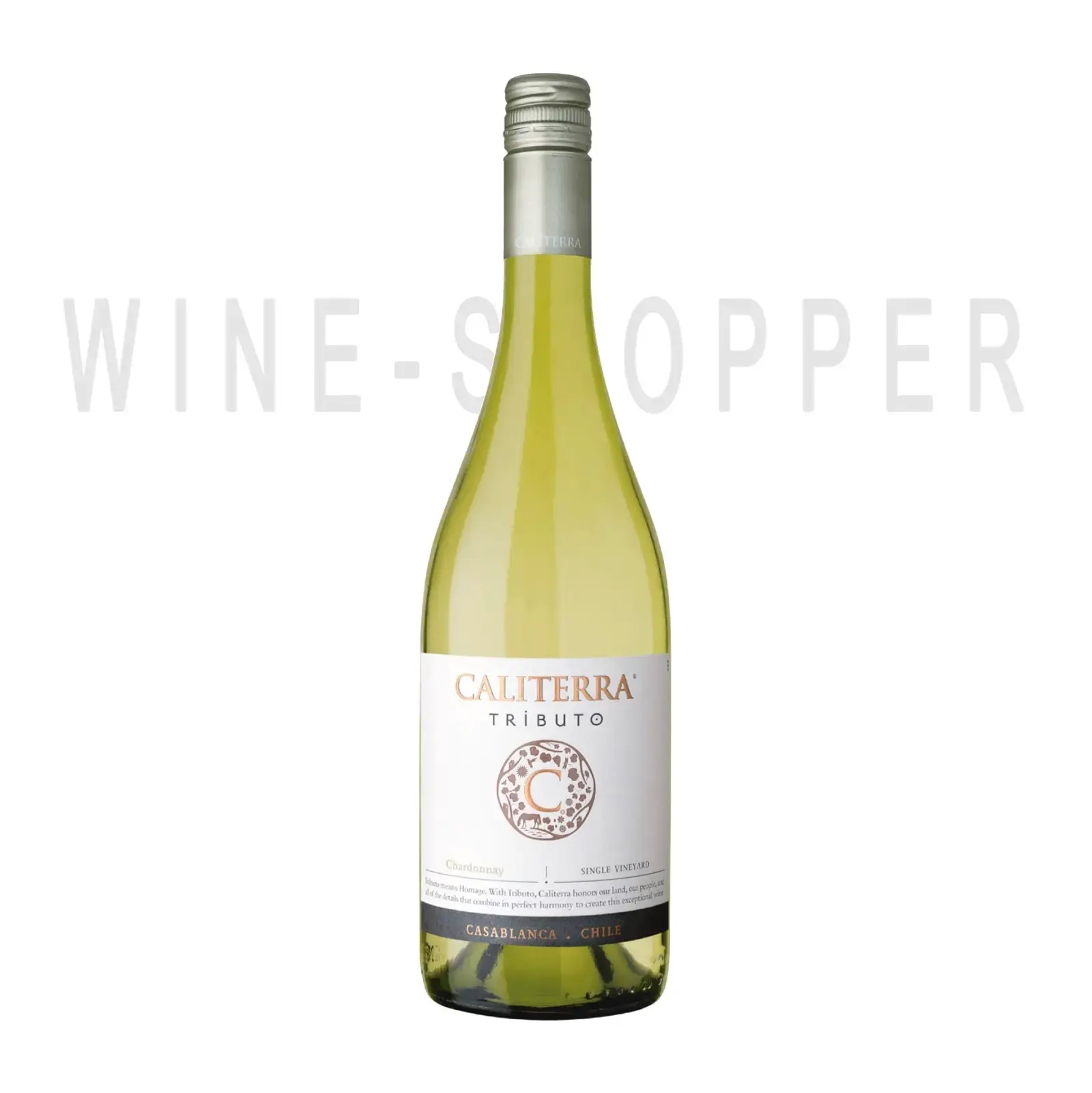 Вино Caliterra, Chardonnay Tributo DO 2019 0.75 л