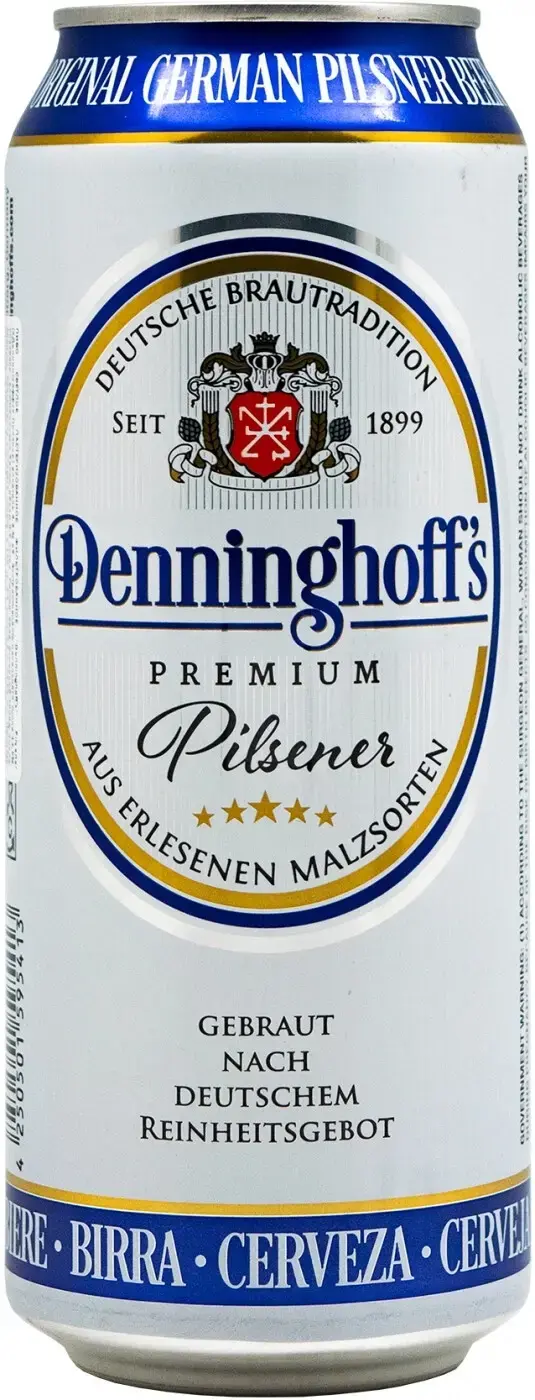 Пиво Denninghoff's Premium Pilsener, in can, 0.5 л