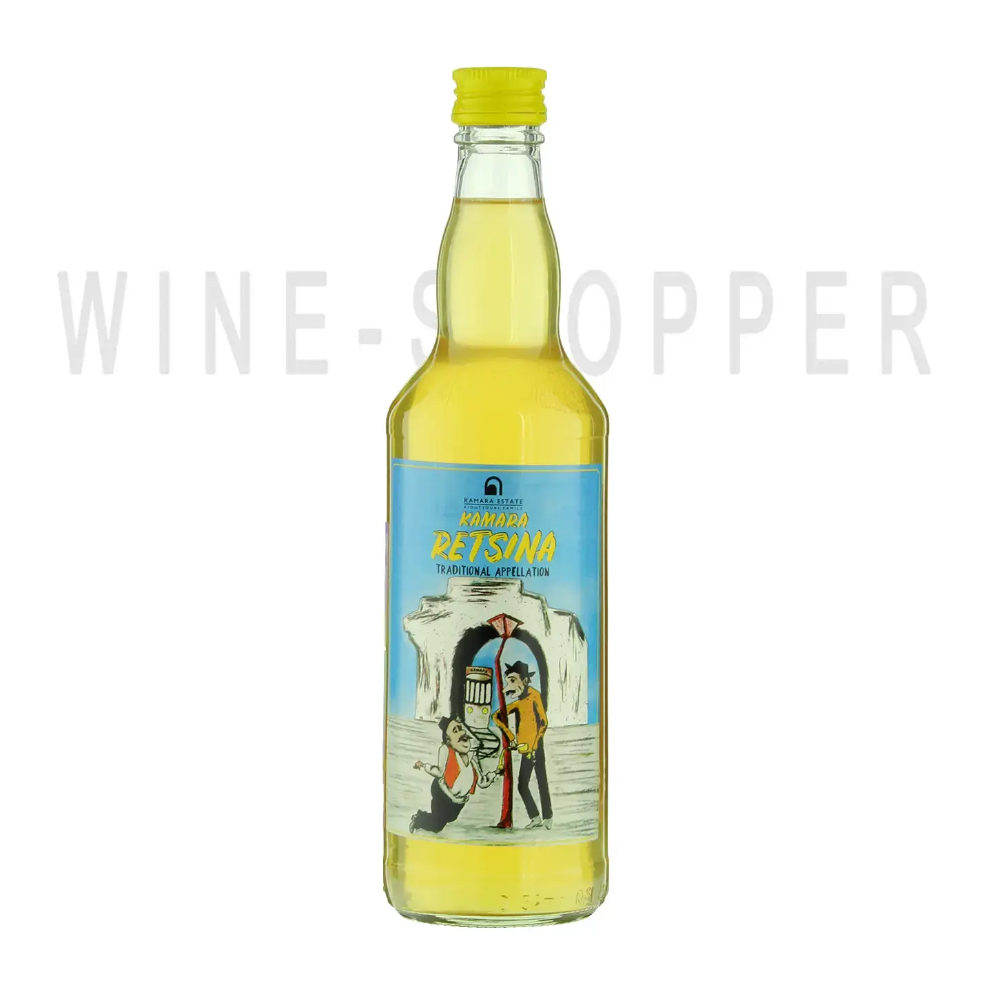 Вино Kamara Retsina 2018 0.5 л