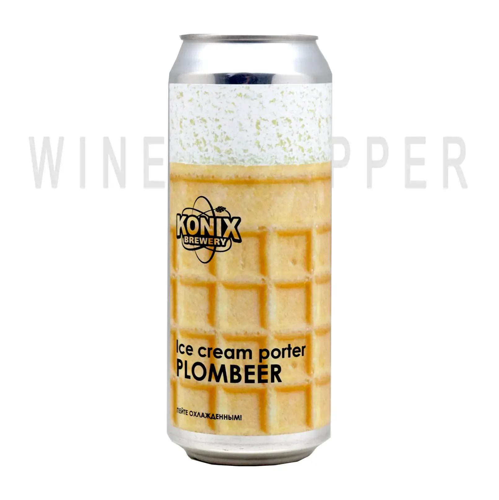 Пиво Konix Brewery, Ice Cream Porter Plombeer, in can 0.5 л