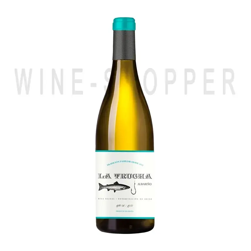 Вино Notas Frutales, La Trucha Albarino, Rias Baixas DO 2019 0.75 л