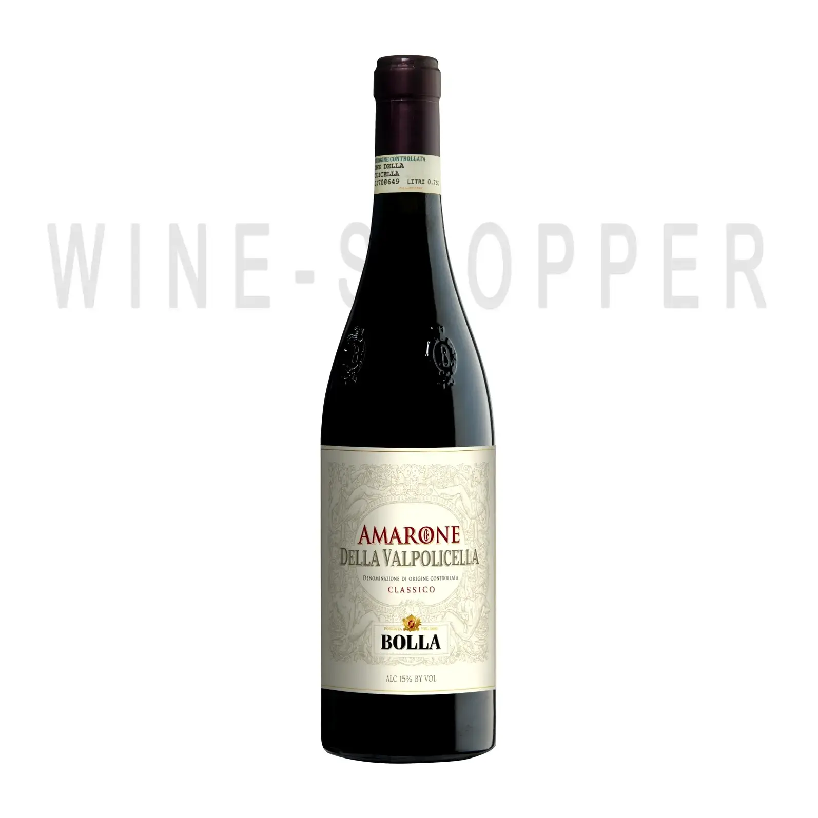 Вино Bolla, Amarone della Valpolicella Classico DOC 2015 0.75 л