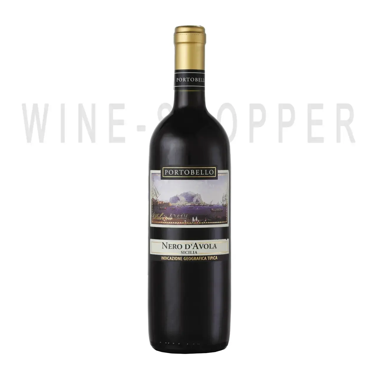 Вино Vinispa, Portobello Nero d'Avola, Terre Siciliane IGT 2018 0.75 л