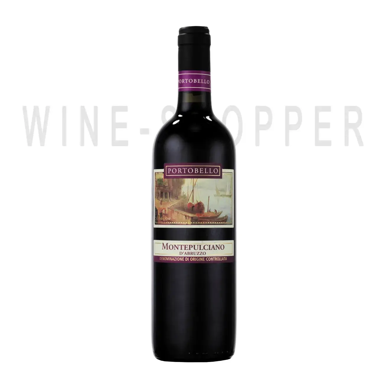 Вино Vinispa, Portobello Montepulciano d'Abruzzo DOC 2018 0.75 л