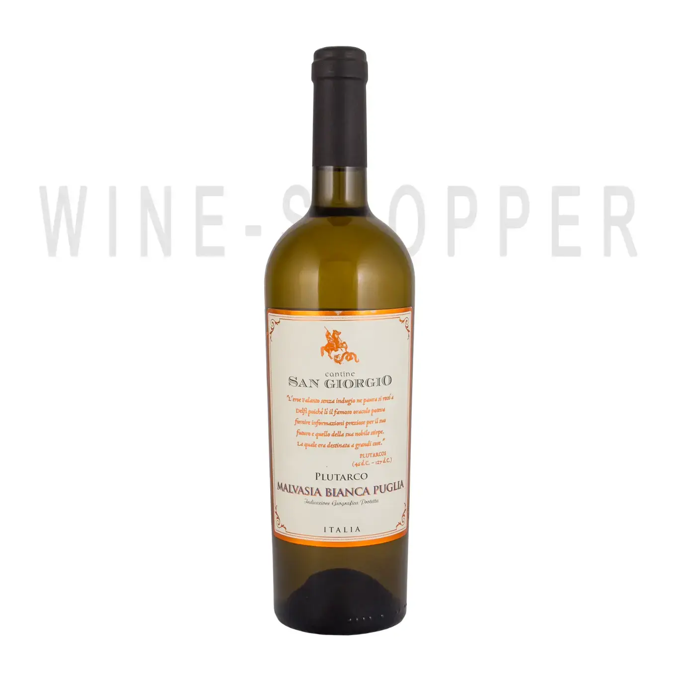 Вино Cantine San Giorgio, Plutarco Malvasia Bianca, Puglia IGP 0.75 л