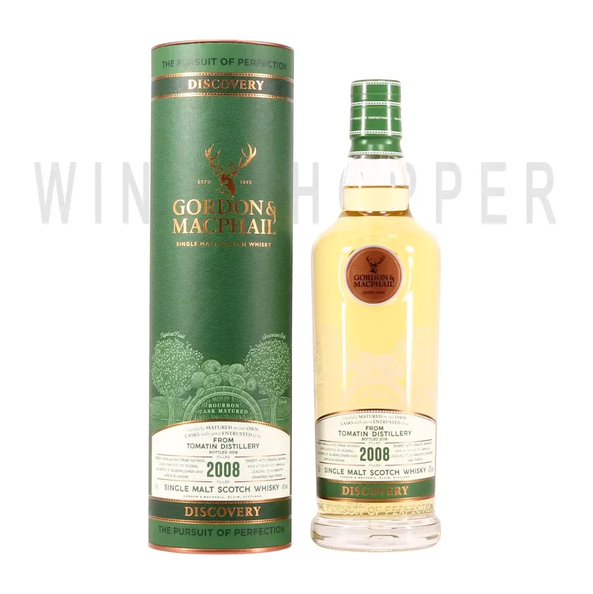 Виски Gordon & MacPhail, Discovery Tomatin, 2008, in tube 0.7 л