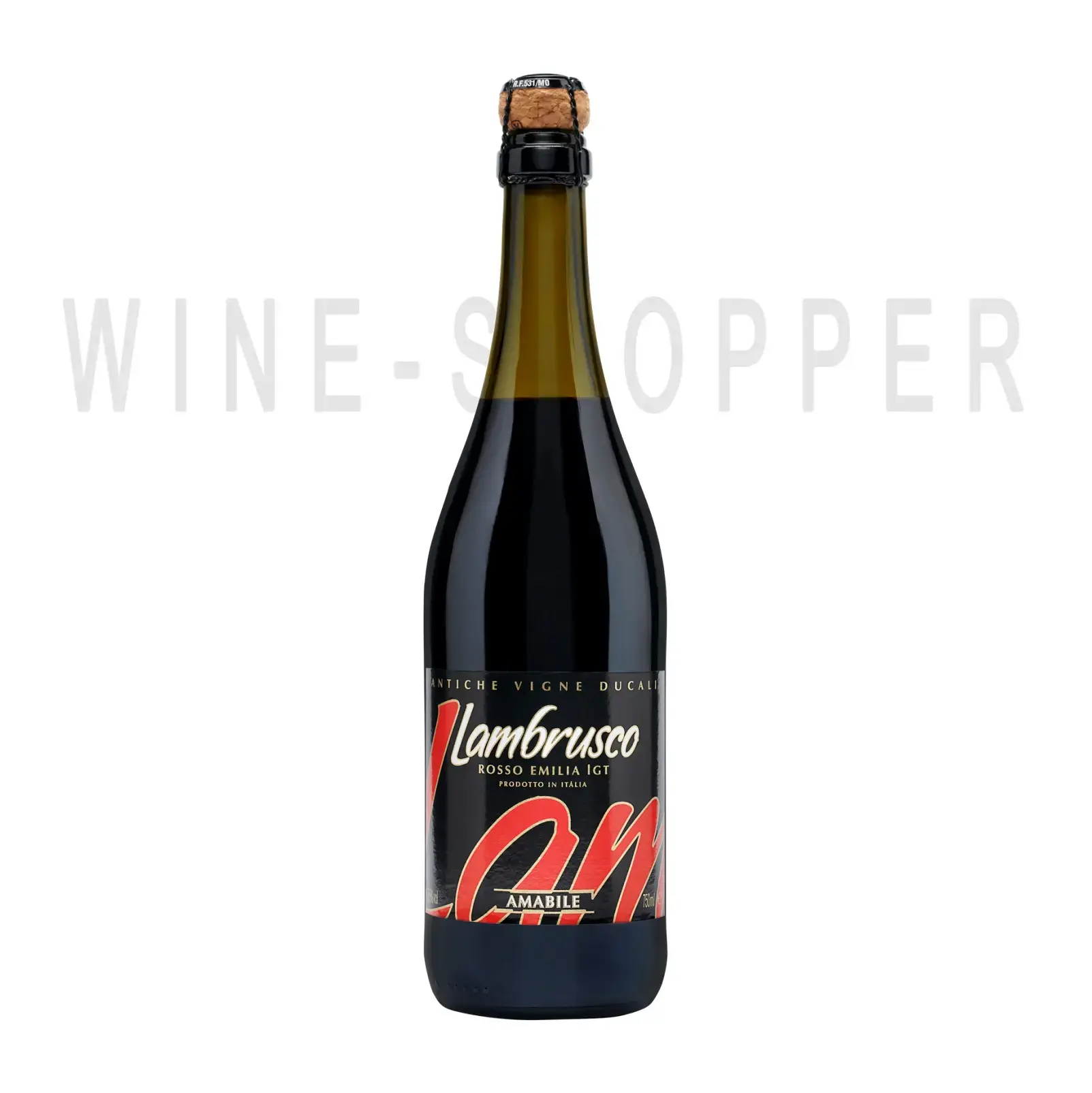Игристое вино Antiche Vigne Ducali Lambrusco Rosso, Emilia IGT 0.75 л