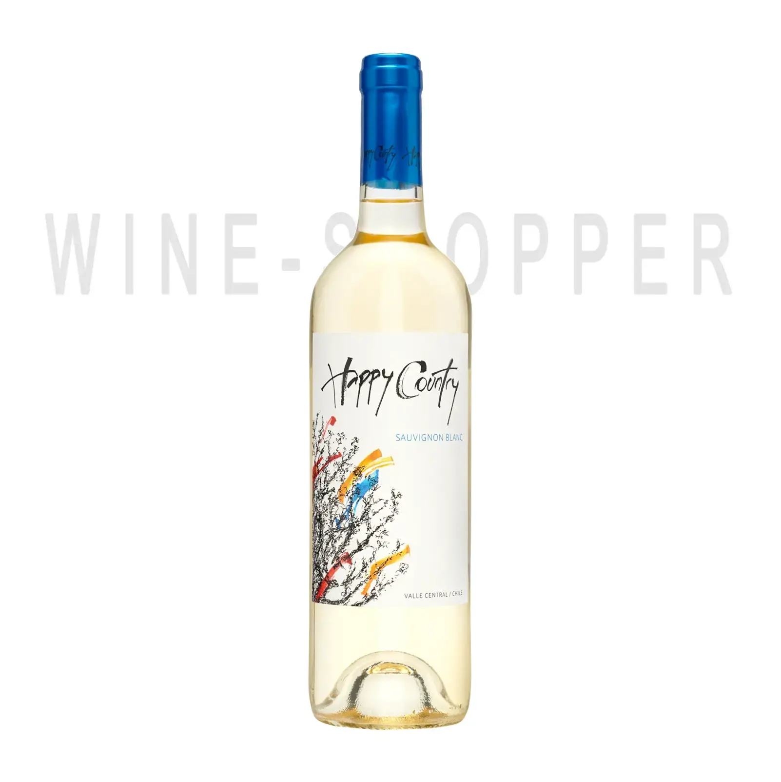 Вино Happy Country Sauvignon Blanc, Central Valley DO 0.75 л