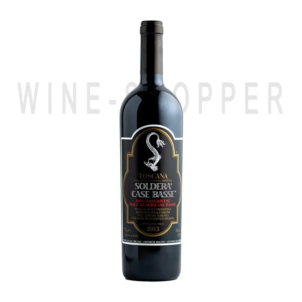 Вино Case Basse, Soldera Sangiovese, Toscana IGT 2013 1.5 л