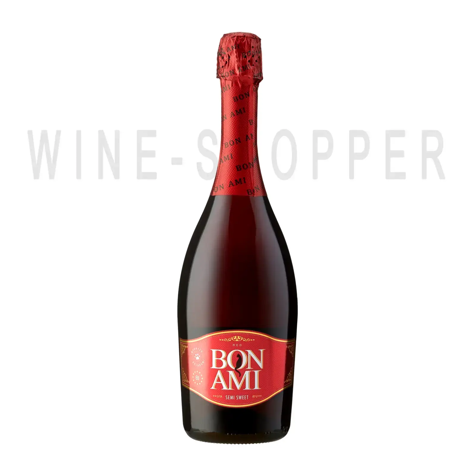 Игристое вино Bon Ami Red Semi Sweet 0.75 л