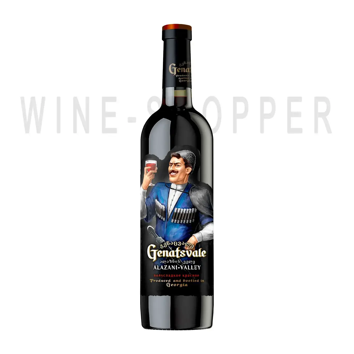 Вино Genatsvale Alazani Valley Red 0.75 л