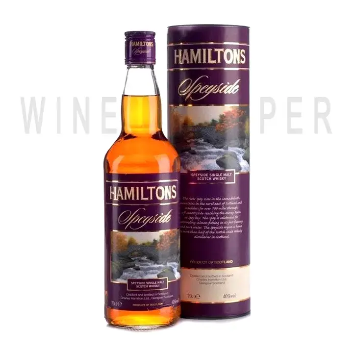 Виски Hamiltons Speyside Single Malt, in tube 0.7 л