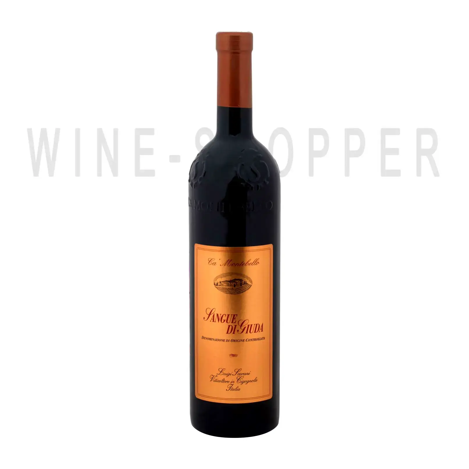 Игристое вино Ca' Montebello, Sangue di Giuda, Oltrepo Pavese DOC 2015 0.75 л