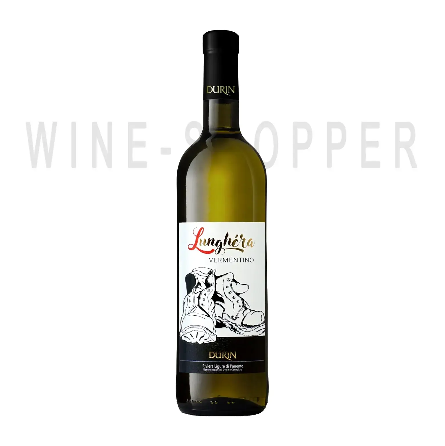 Вино Durin, Vermentino Lunghera, Riviera Ligure di Ponente DOC 2018 0.75 л