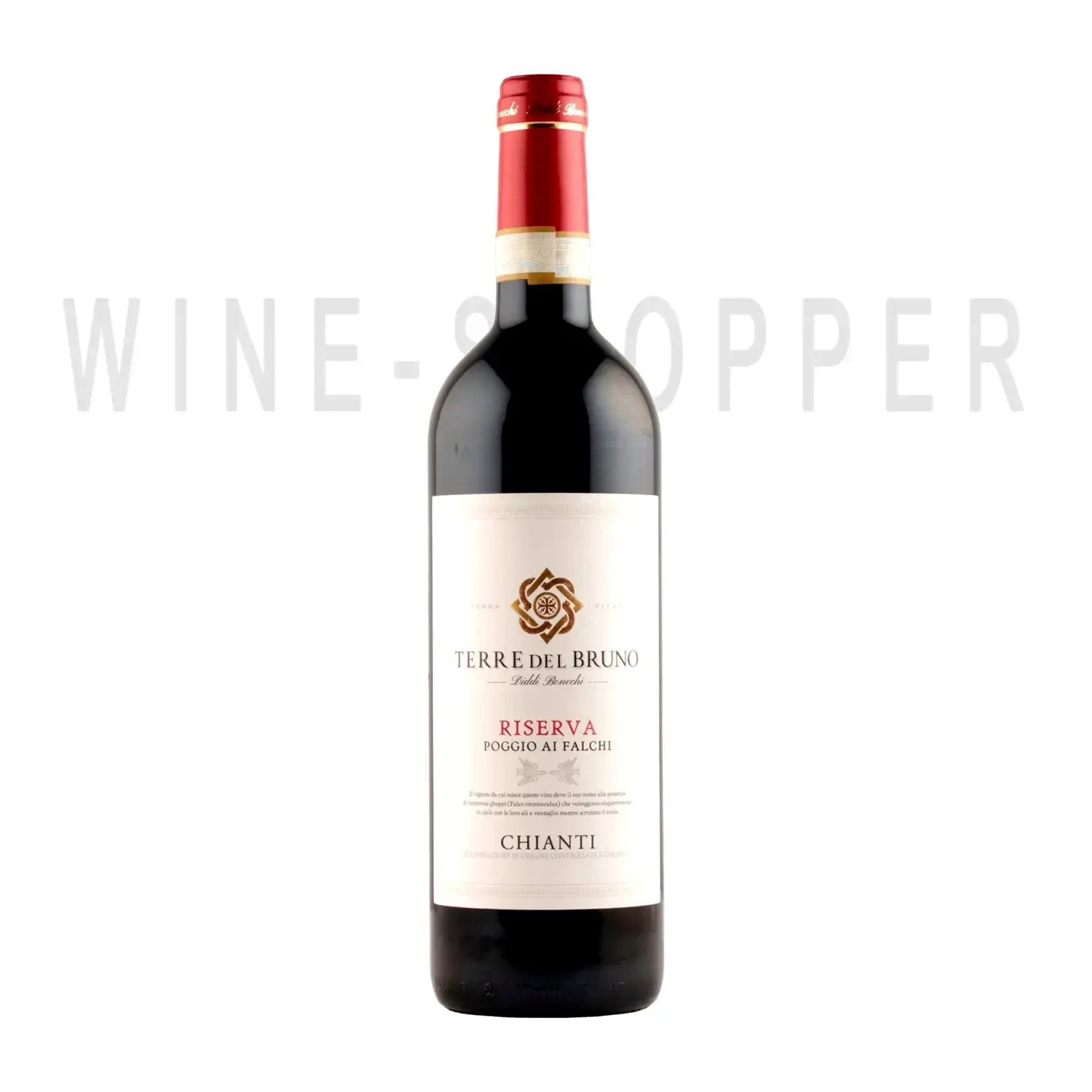 Вино Terre del Bruno, Riserva Poggio ai Falchi, Chianti DOCG 2016 0.75 л