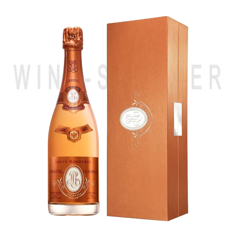 Шампанское Cristal Rose AOC gift box 2007 0.75 л