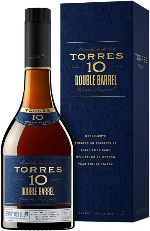 Бренди Torres 10 Double Barrel, gift box 0.7 л