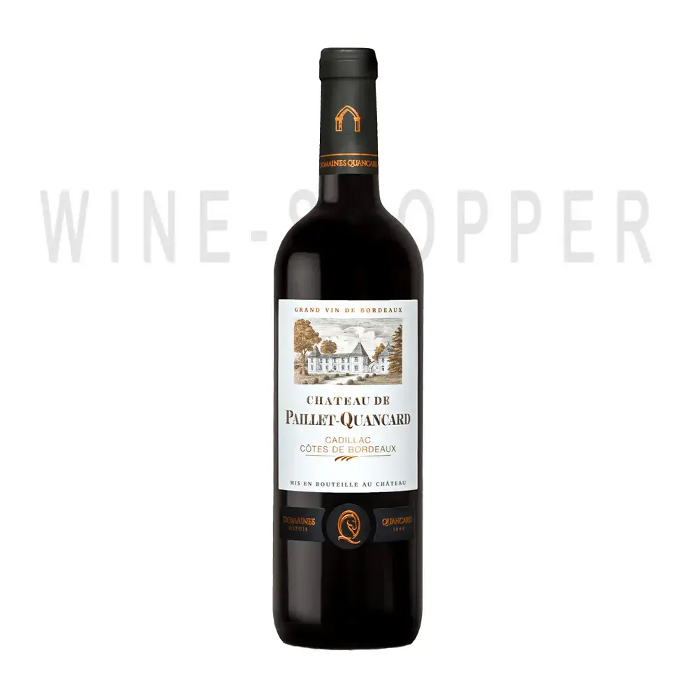 Вино Chateau de Paillet-Quancard, Cadillac-Cotes de Bordeaux AOC 2015 0.75 л