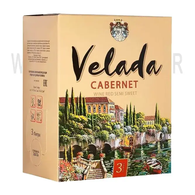 Вино Velada Cabernet, bag-in-box 3 л
