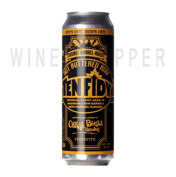 Пиво Oskar Blues, Ten Fidy Double Barrel-Aged Hot Buttered Rum, in can 0.568 л
