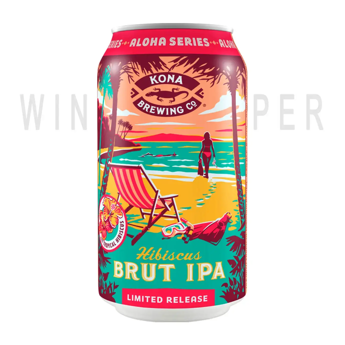 Пиво Kona, Hibiscus Brut IPA, in can 0.355 л