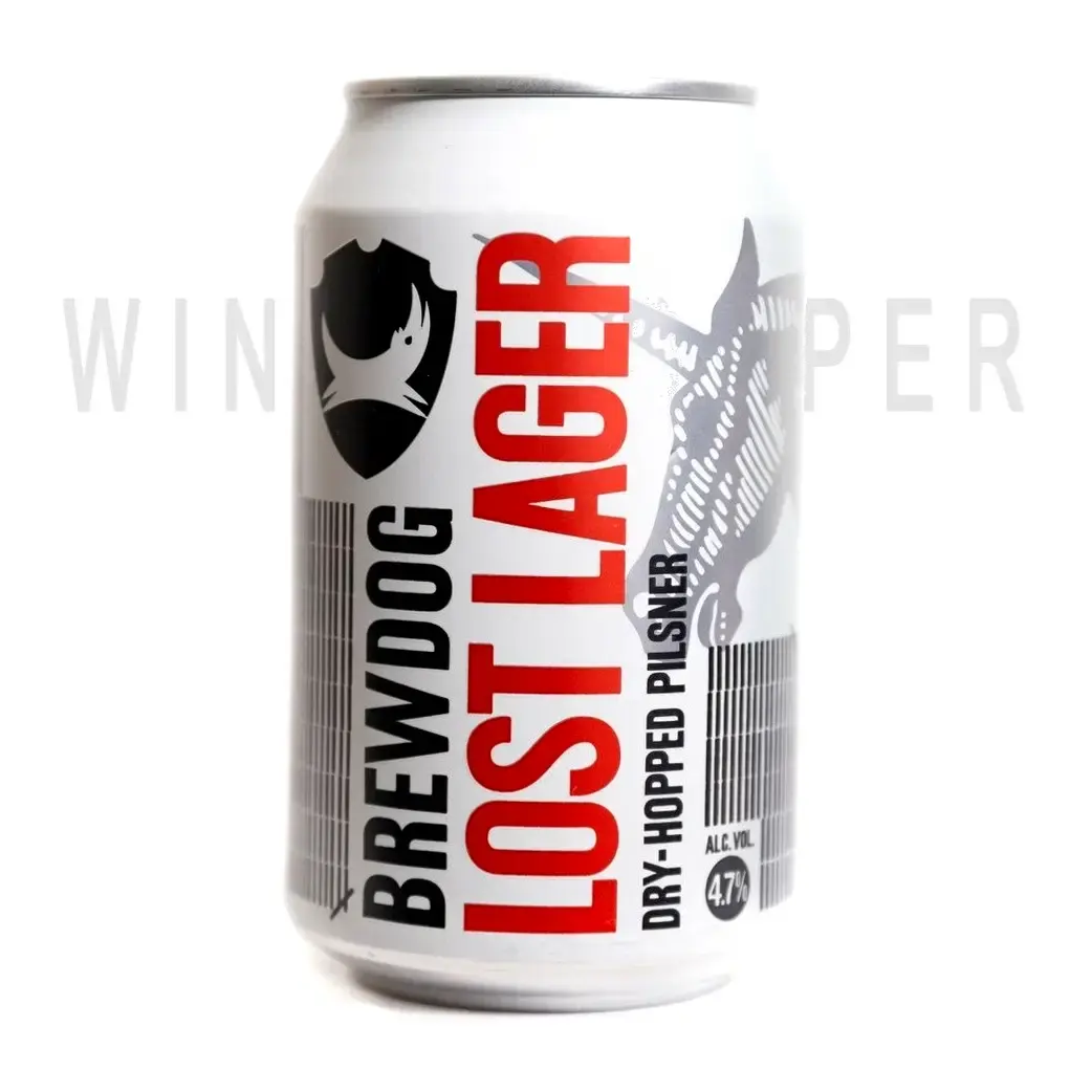 Пиво BrewDog, Lost Lager, in can 0.33 л