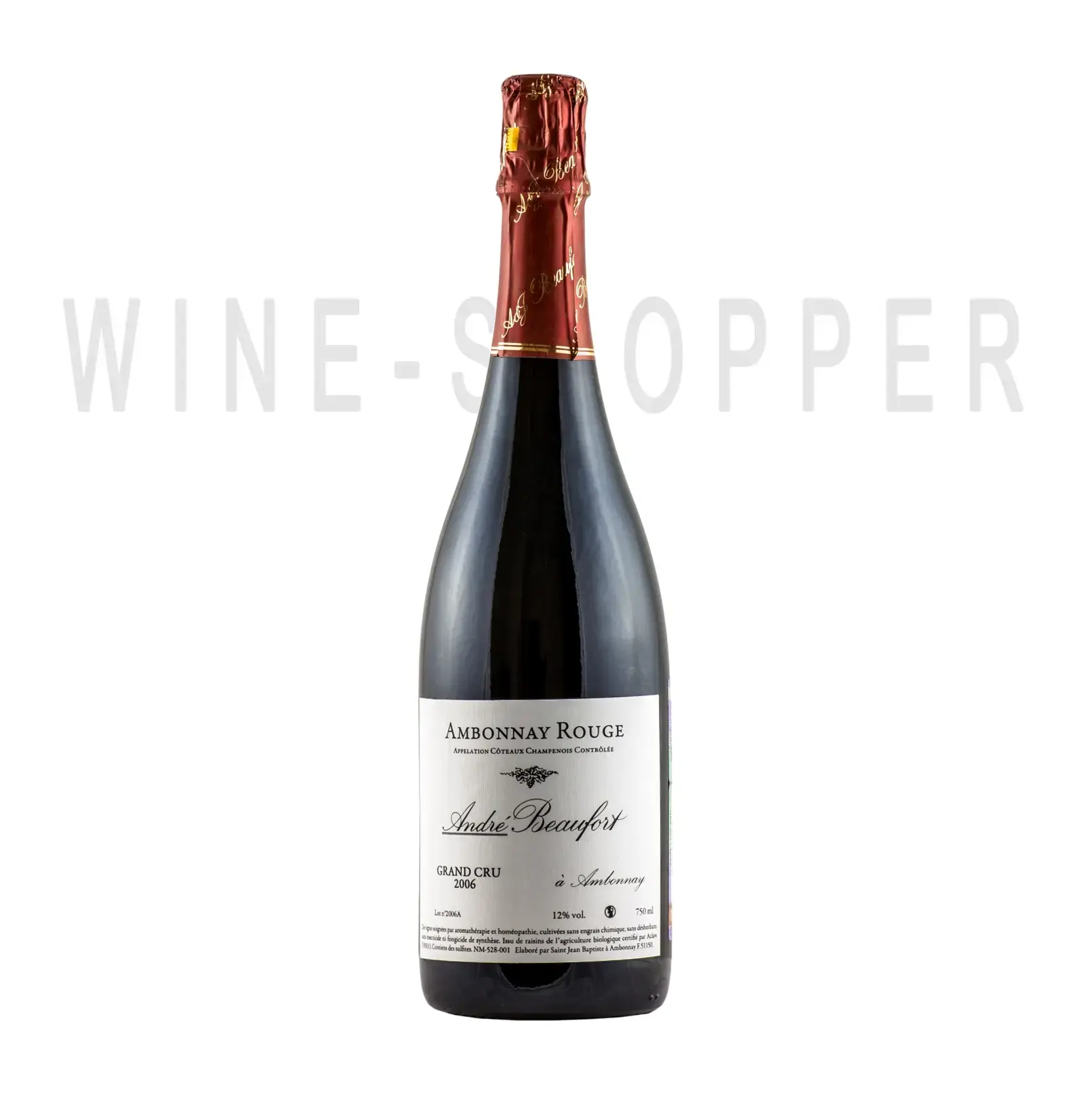 Шампанское Andre Beaufort Ambonnay Rouge Grand Cru AOC 0.75 л