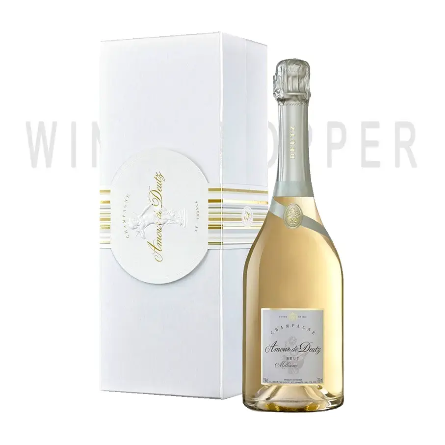 Шампанское Amour de Deutz Brut Blanc 2009 gift box 0.75 л