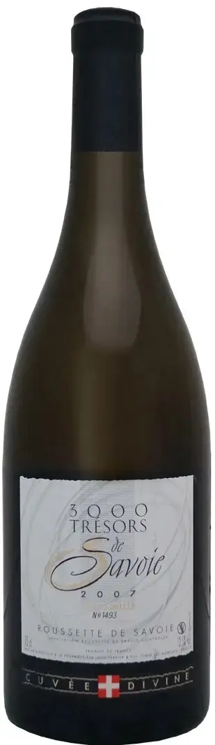 Вино Jean Perrier et Fils 3000 Tresors de Savoie Cuvee Divine Roussette de Savoie AOC, 0.75 л