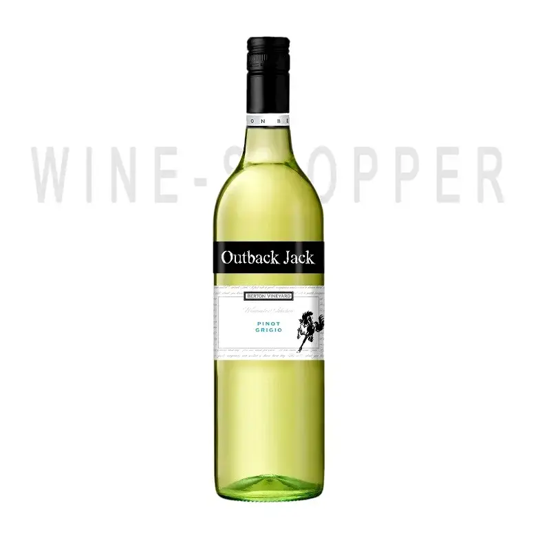 Вино Berton Vineyards, Outback Jack Pinot Grigio 2020 0.75 л