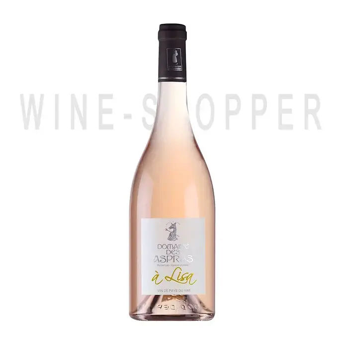 Вино Domaine des Aspras, A Lisa Rose, Cotes de Provence AOP 2018 0.75 л