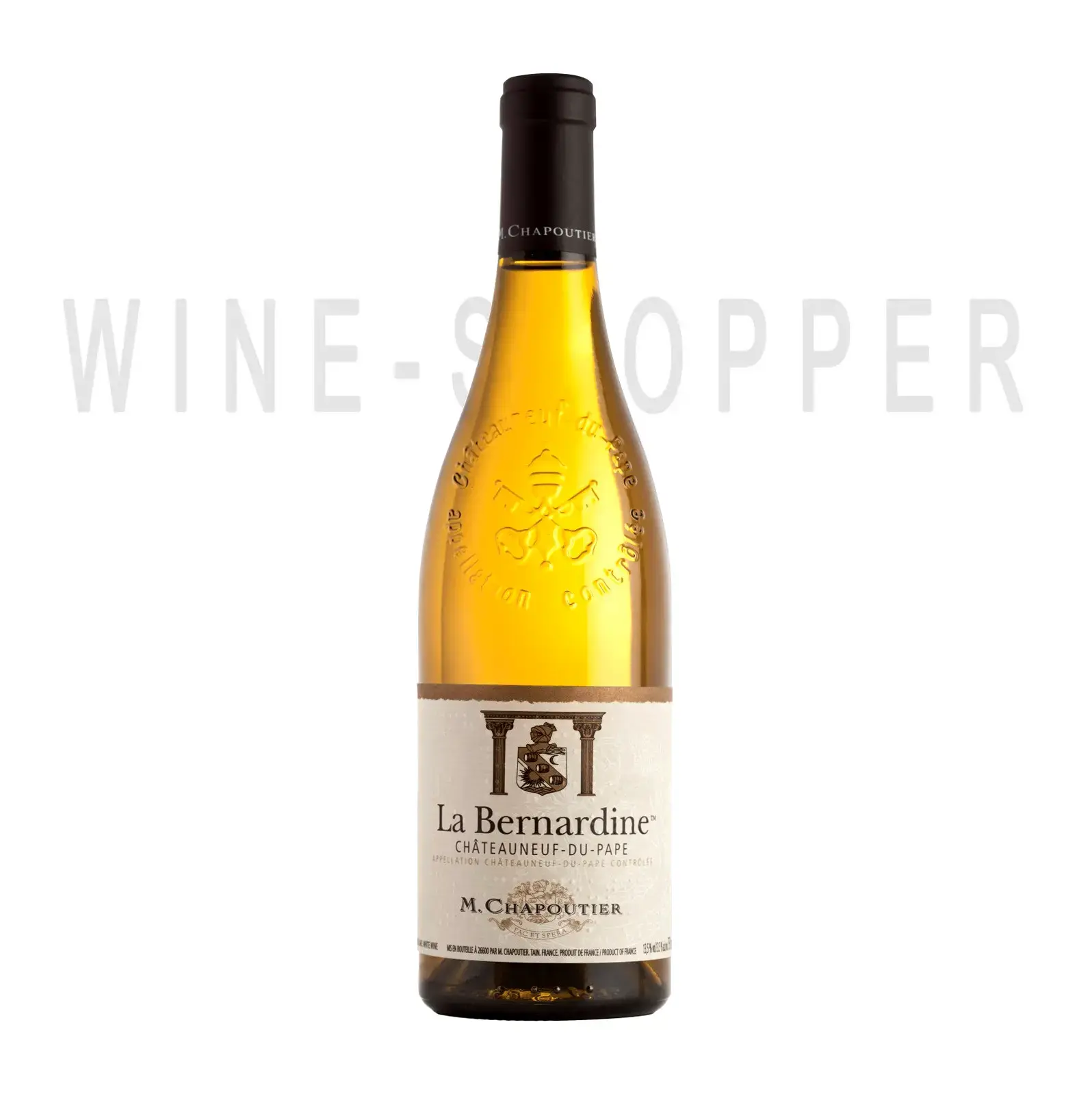 Вино M.Chapoutier, Chateauneuf-du-Pape La Bernardine Blanc AOC 2018 0.75 л