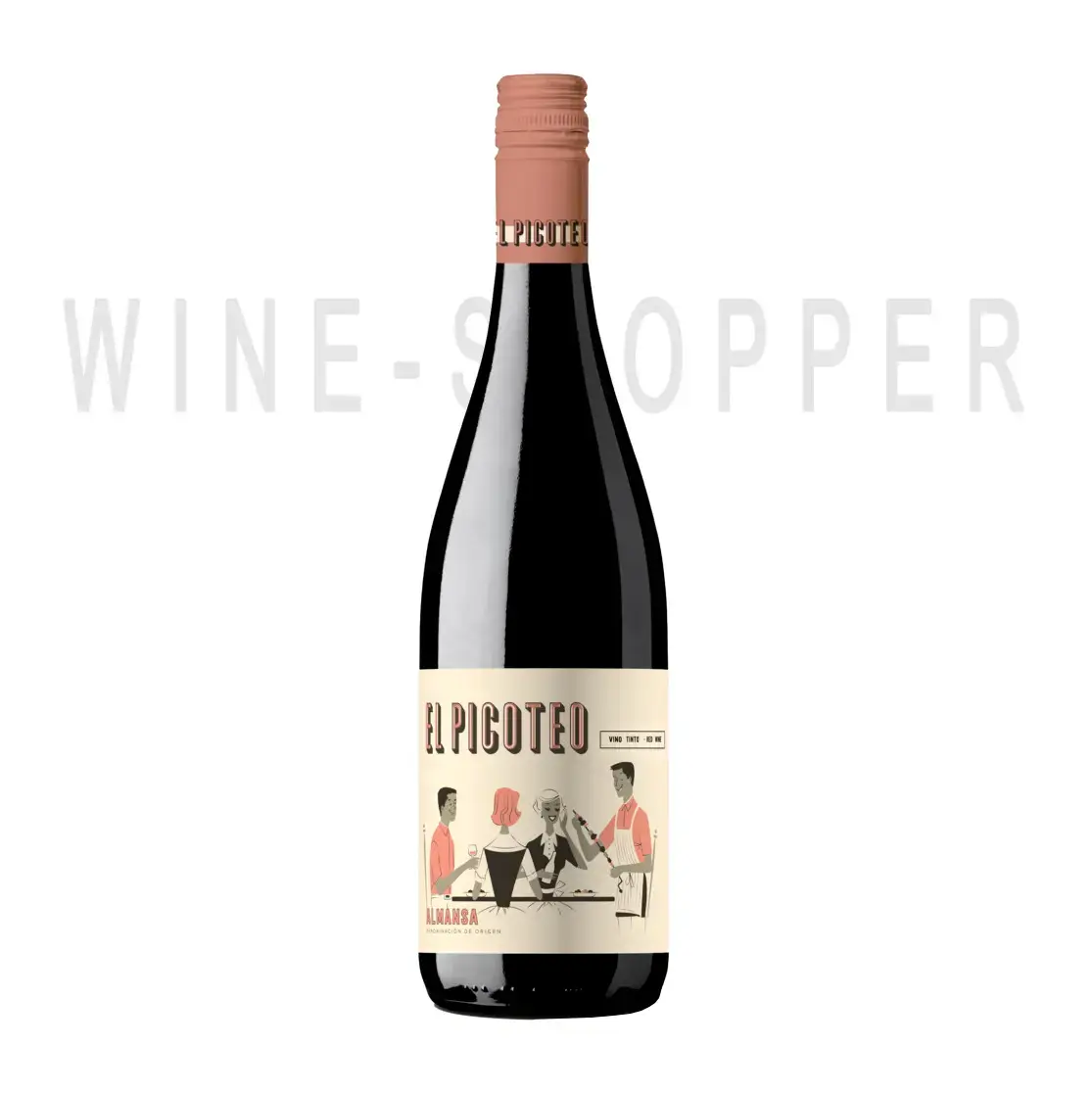 Вино Piqueras, El Picoteo Tinto, Almansa DO 2018 0.75 л