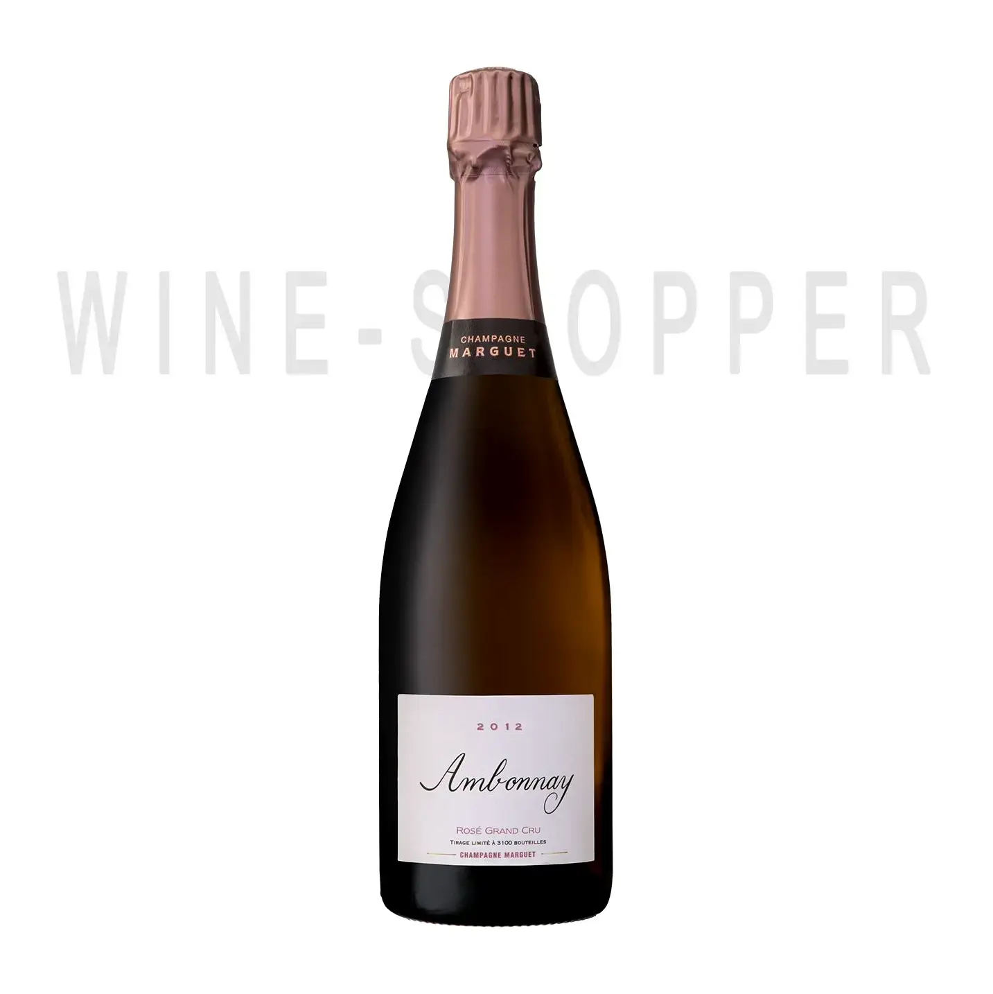 Шампанское Marguet, Ambonnay Rose Grand Cru, Champagne AOC 2012 0.75 л