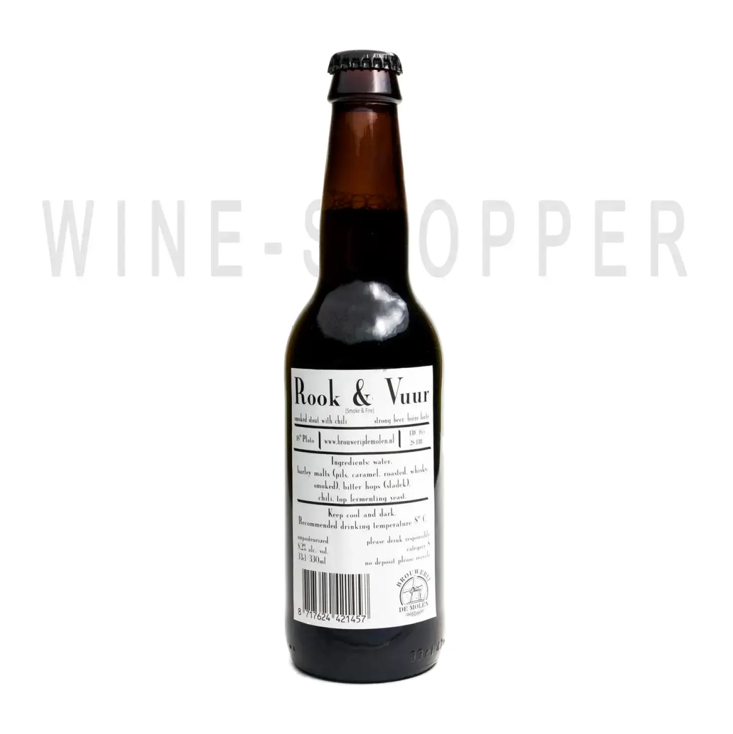 Пиво De Molen, Rook & Vuur 0.33 л