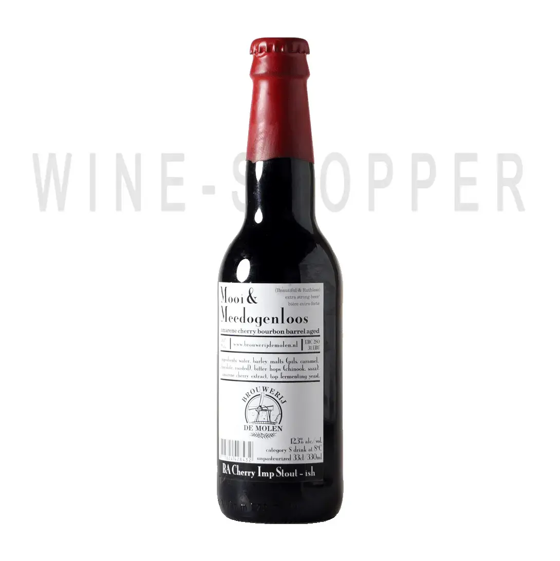 Пиво De Molen, Mooi & Meedogenloos Amarene Cherry Bourbon BA 0.33 л