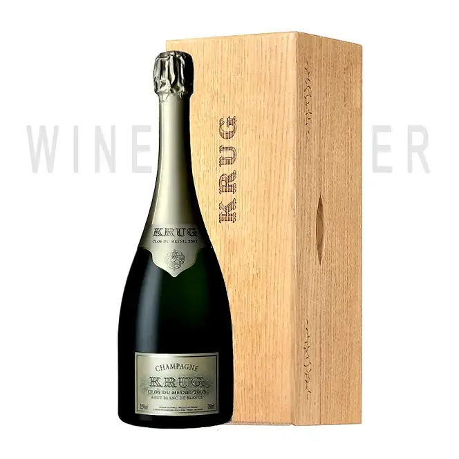 Шампанское Krug Clos du Mesnil Blanc de Blancs 2003 wooden box 0.75 л