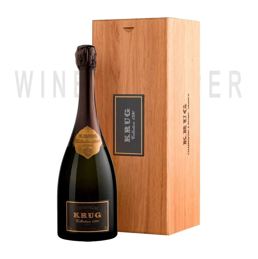 Шампанское Krug Collection 1990, wooden box, 0.75 л