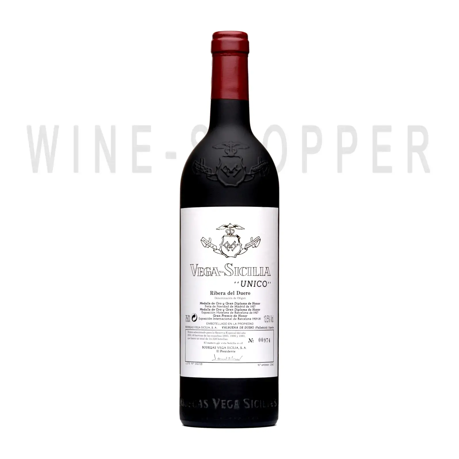 Вино Vega Sicilia Ribera del Duero DO Unico 1989 0.75 л